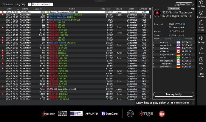 poker tournament calculator payout