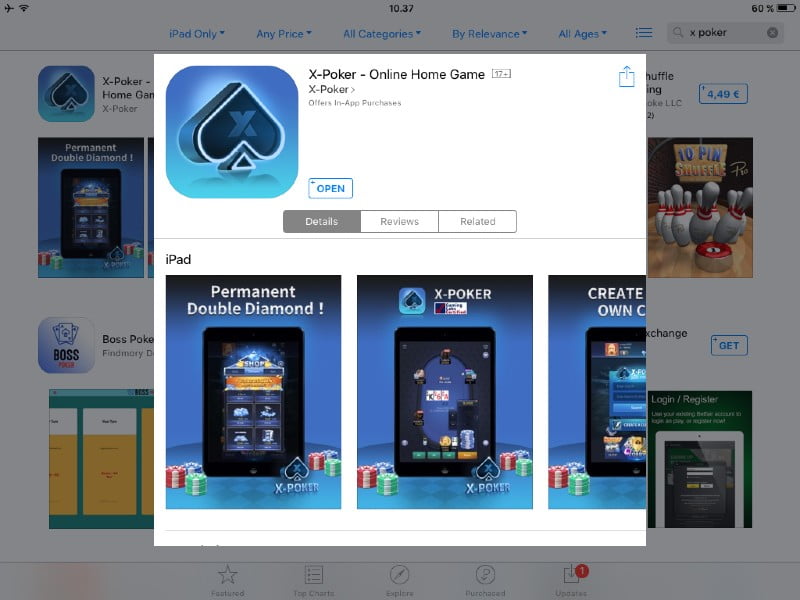 X-Poker App Store